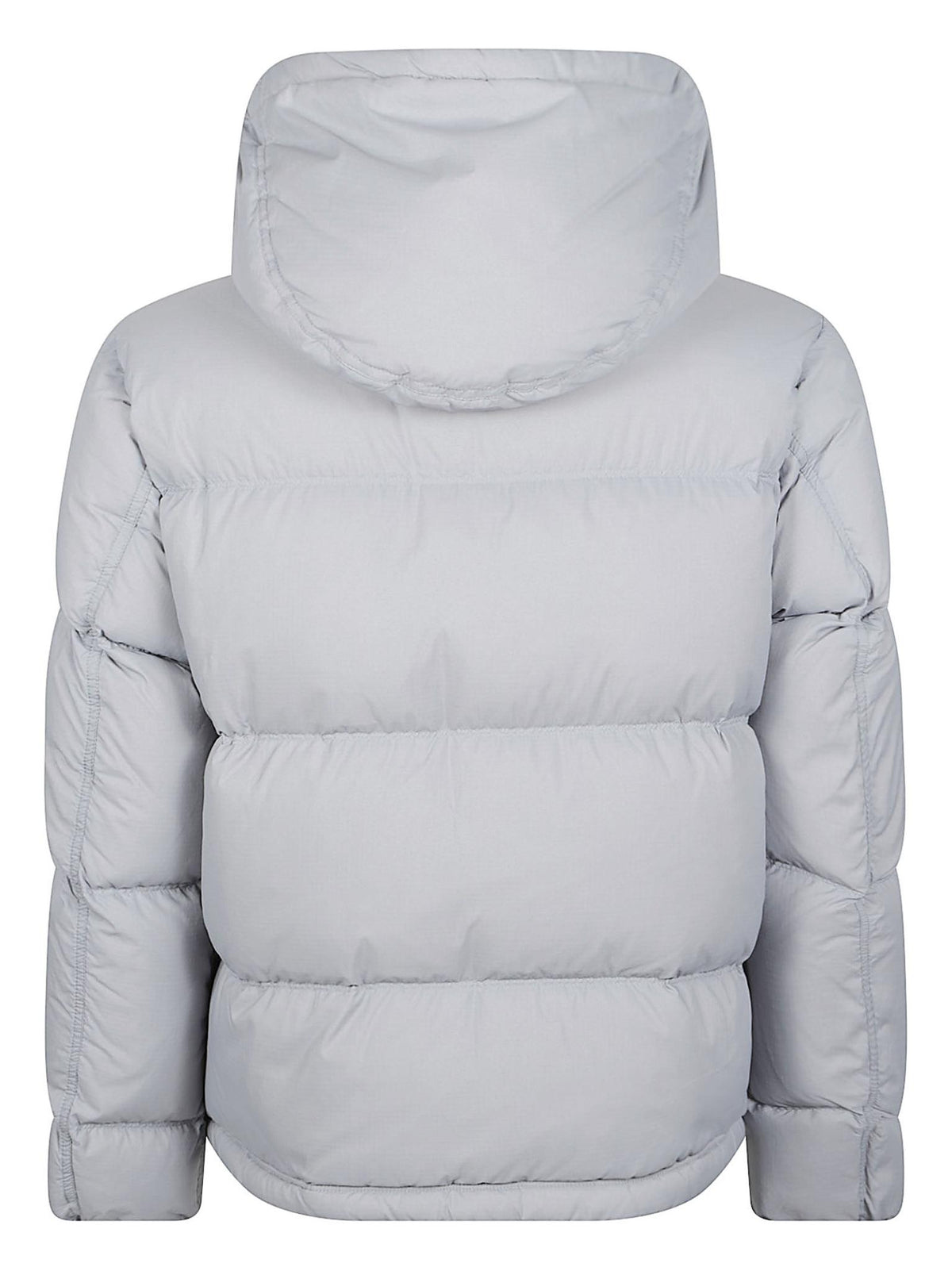 STONE ISLAND Black Down Puffer Jacket Men