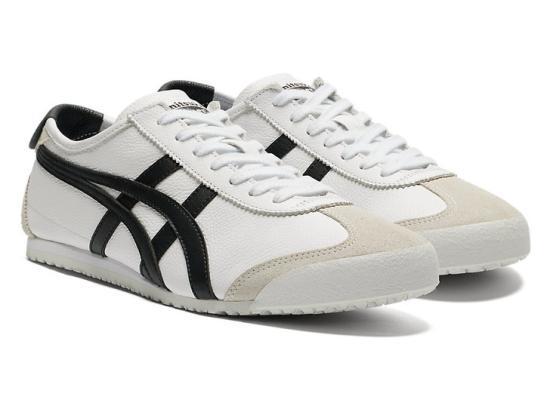 Onitsuka Tiger Mexico 66 White Black Leather Sneakers Men 1183 A201