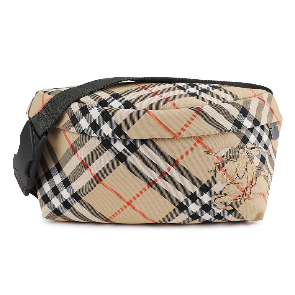 BURBERRY Check Belt Shoulder Bag
