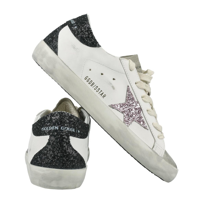 GOLDEN GOOSE Glitter Superstar Low-Top Sneakers