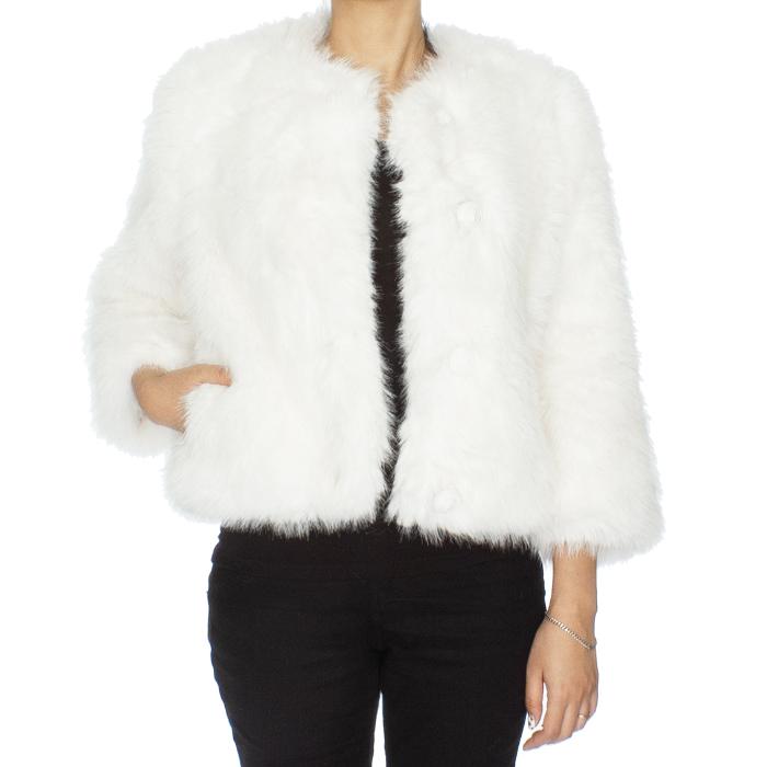Zadig&Voltaire Faux Fur Jacket Black Women’s WWCO00212 JUDO