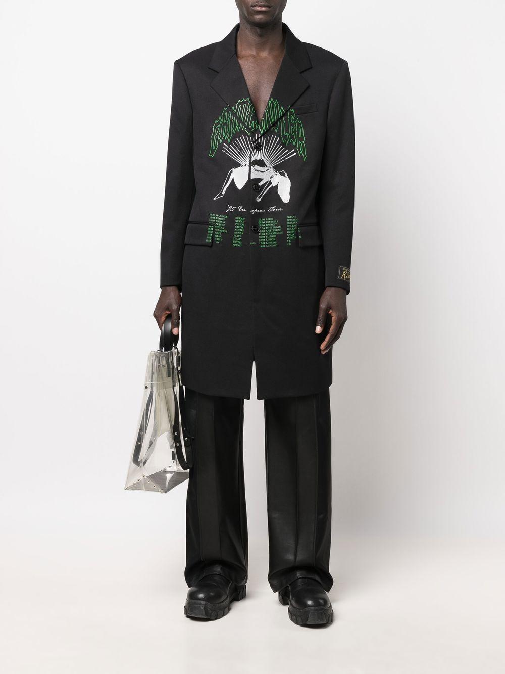 Raf Simons Grimcrawler Straight Fit Men's Coat 221 M542B 30001 0099