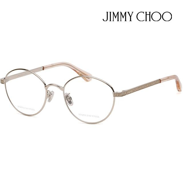 Jimmy Choo Round Metal Unisex Eyeglasses Frame JC246GK67
