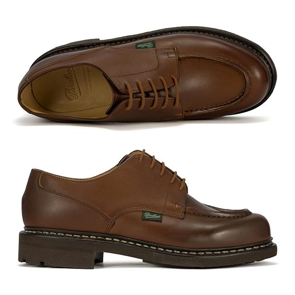 PARABOOT Maroon Leather Chambord Loafers Men’s 7107 08