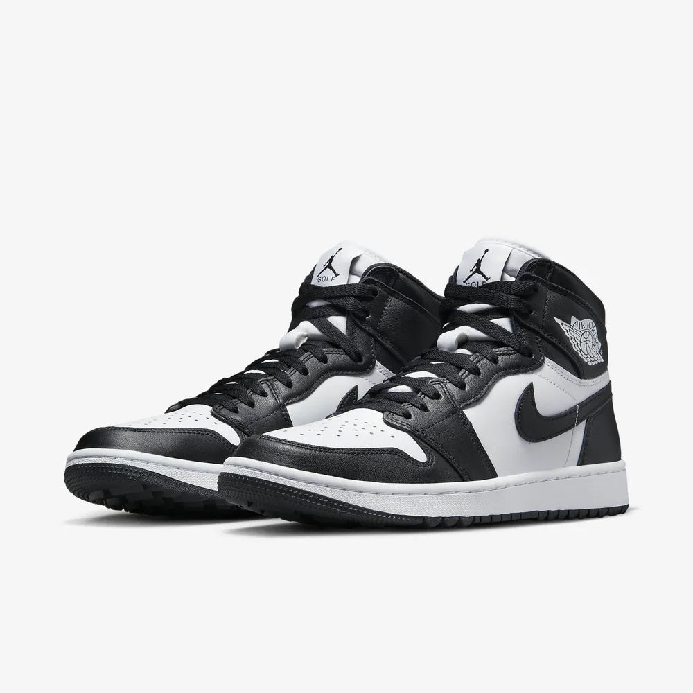 Nike Air Jordan 1 High Golf White Black Men's Golf Shoes DQ0660 101