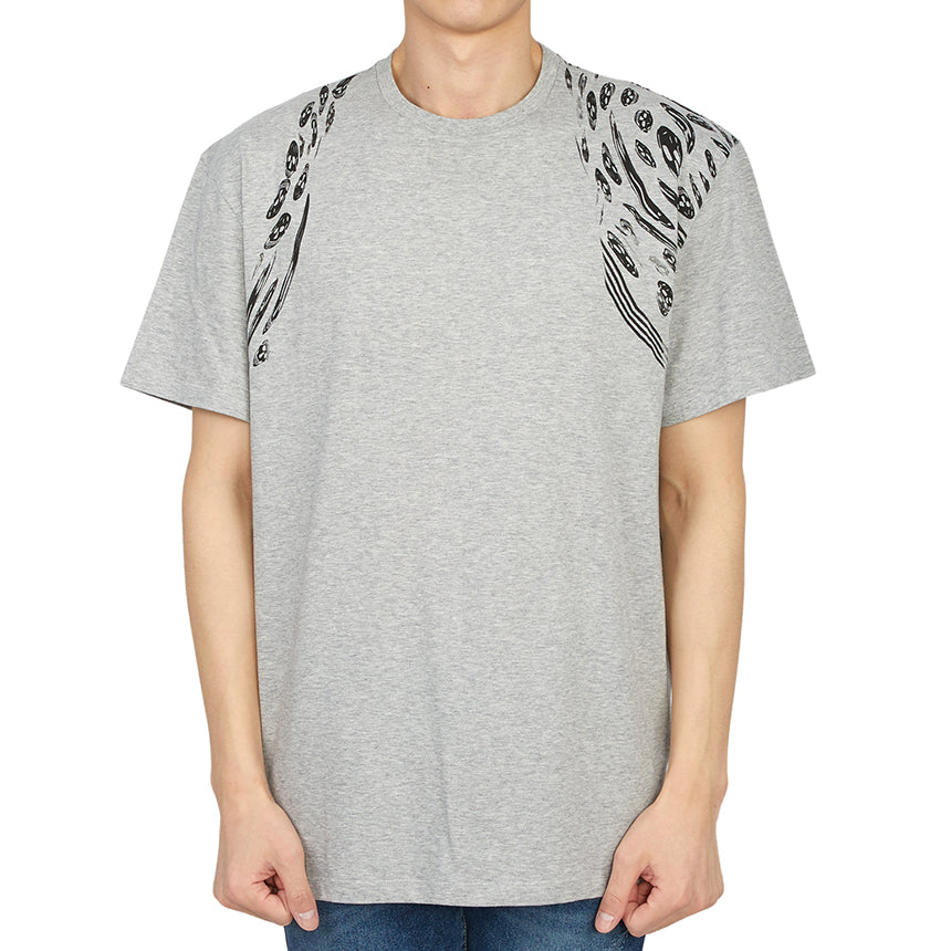 Alexander Mcqueen Men’s Short Sleeve T-Shirt Black Cotton