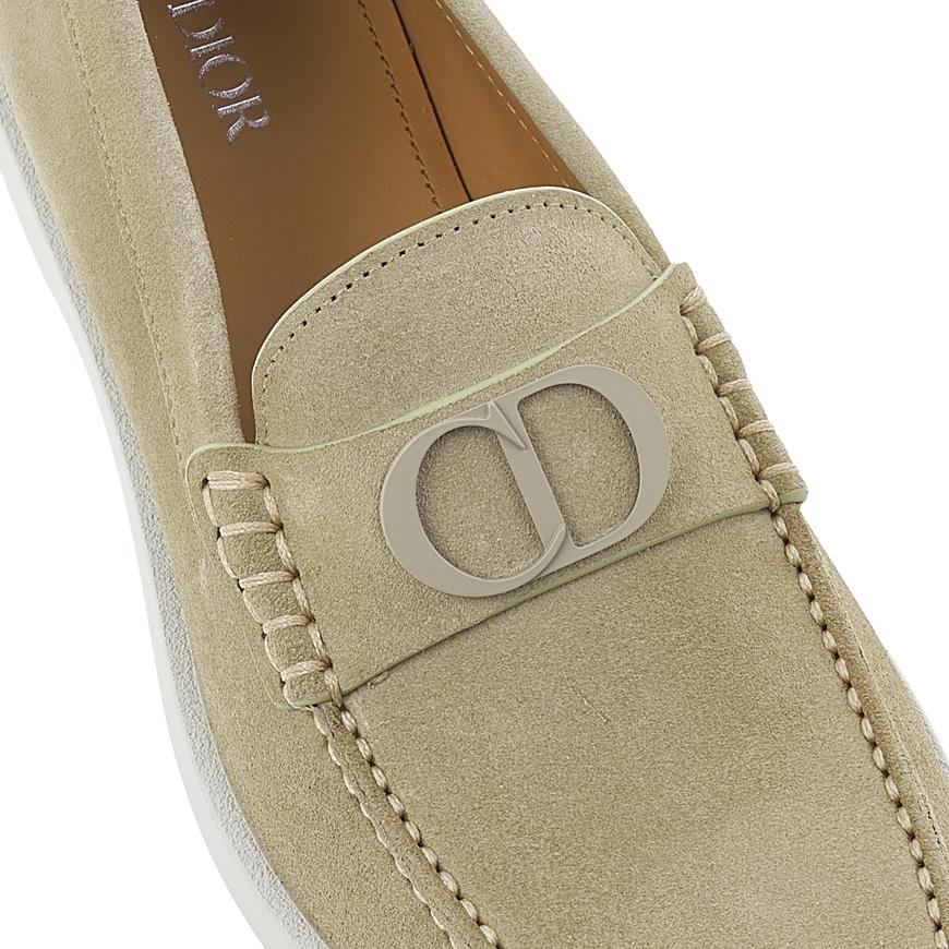 DIOR MEN Granville Leather Loafers Black
