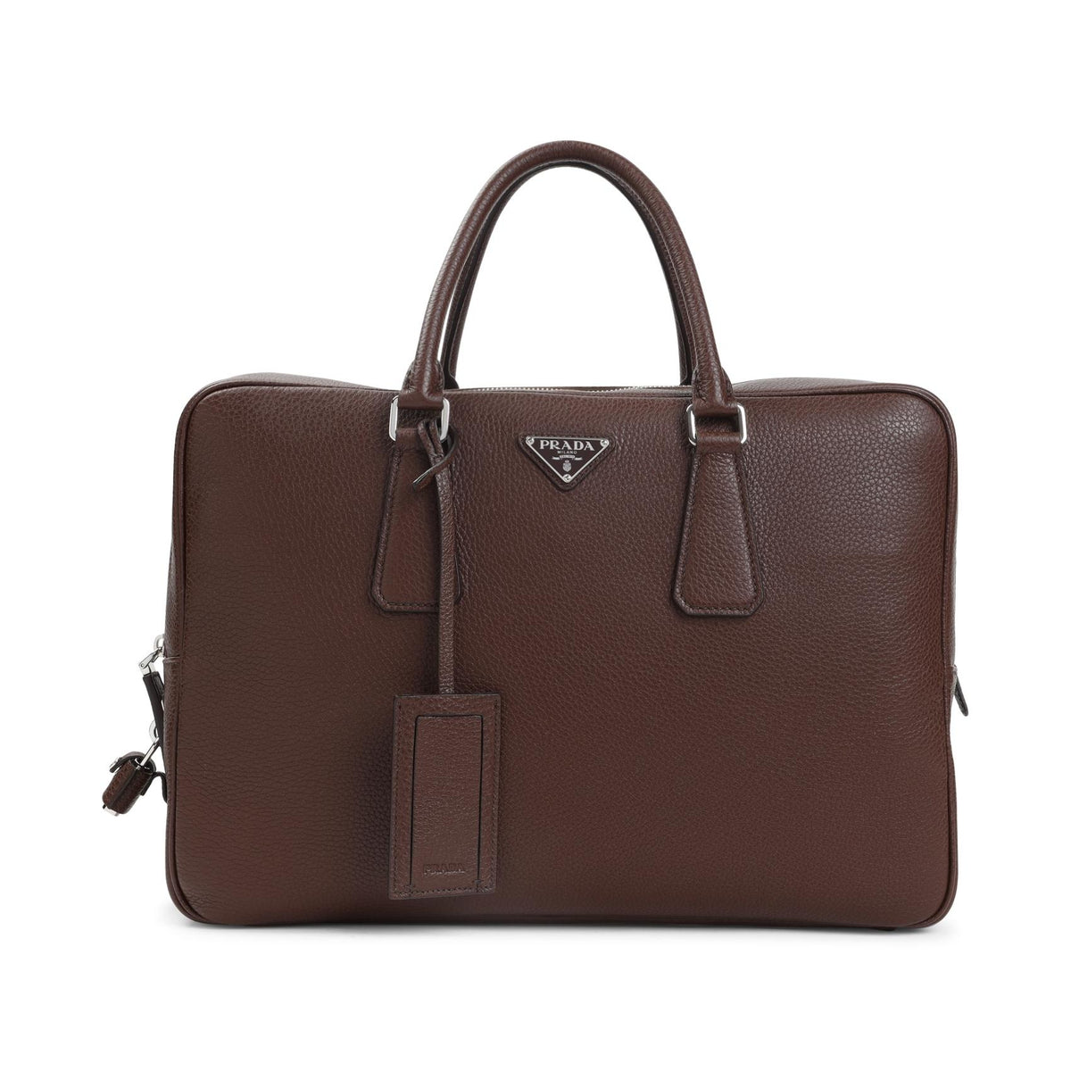 PRADA Black Leather Briefcase
