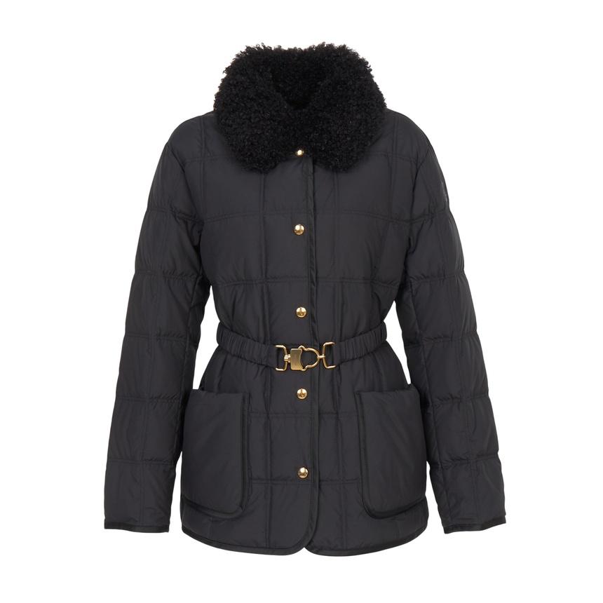 Moncler Women’s Quilted Puffer Jacket Black