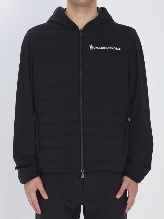Moncler Grenoble Padded Zip-Up Sweatshirt for Men 8G00032 89ALV 999