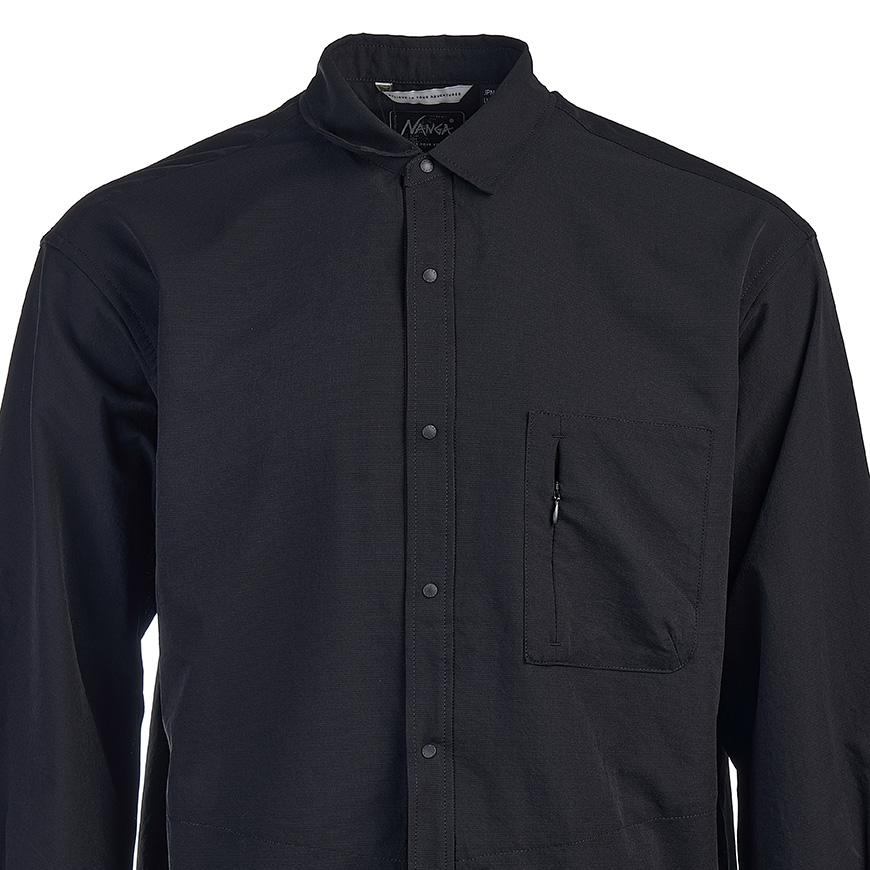 NANGA Men’s Dot Air Comfy Long Sleeve Shirt NW2411 1E905 PBLK