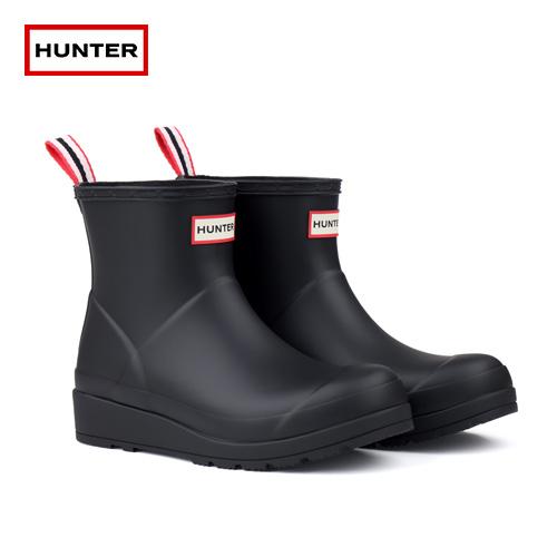 HUNTER Original Play Short Women’s Rain Boots Matte Black WFS2020RMABLK