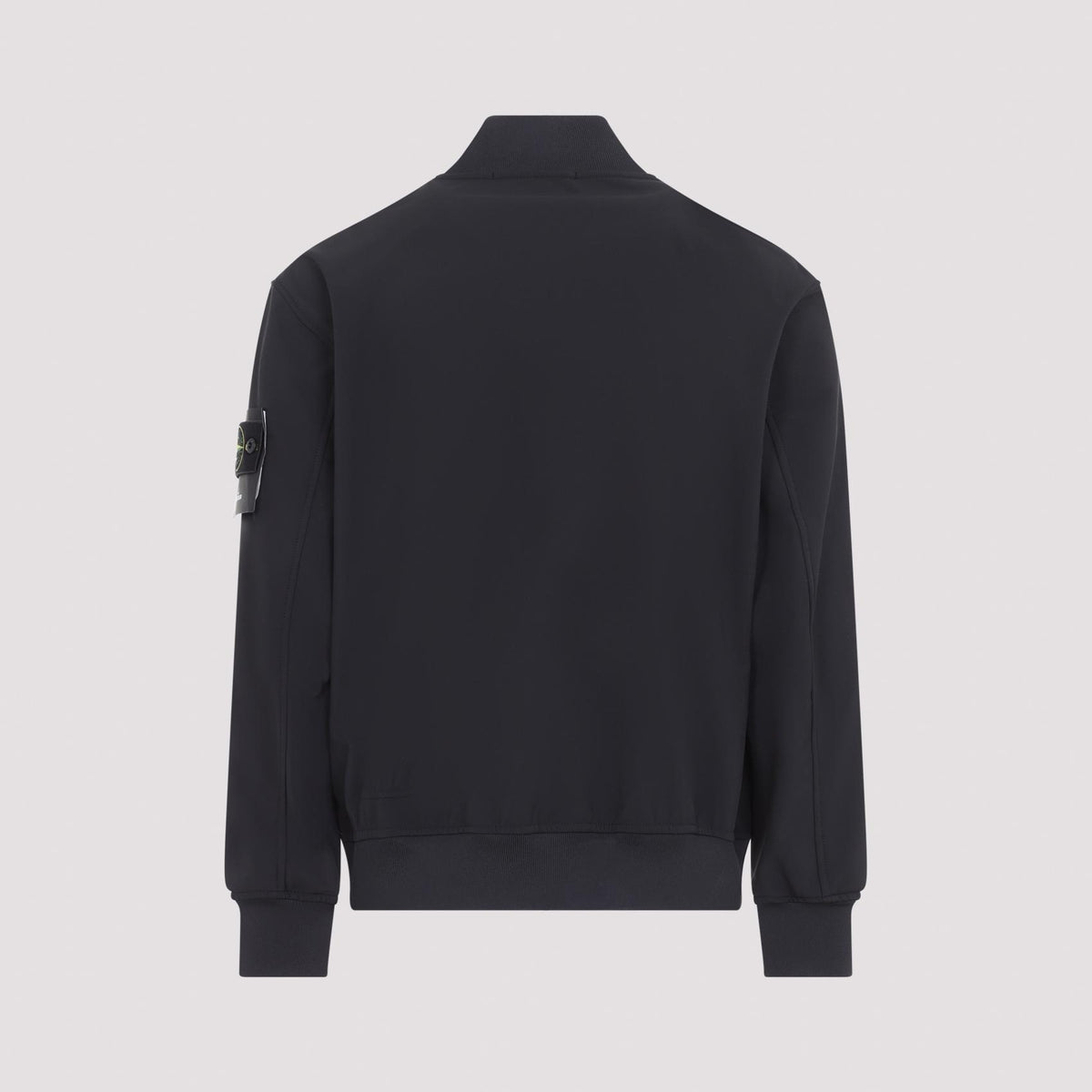 STONE ISLAND Black Nylon Bomber Jacket for Men