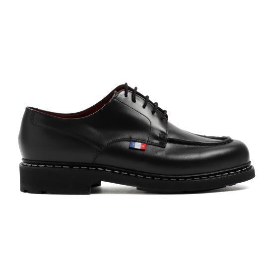 PARABOOT Black Leather Dress Shoes 211112 BLACK DOM