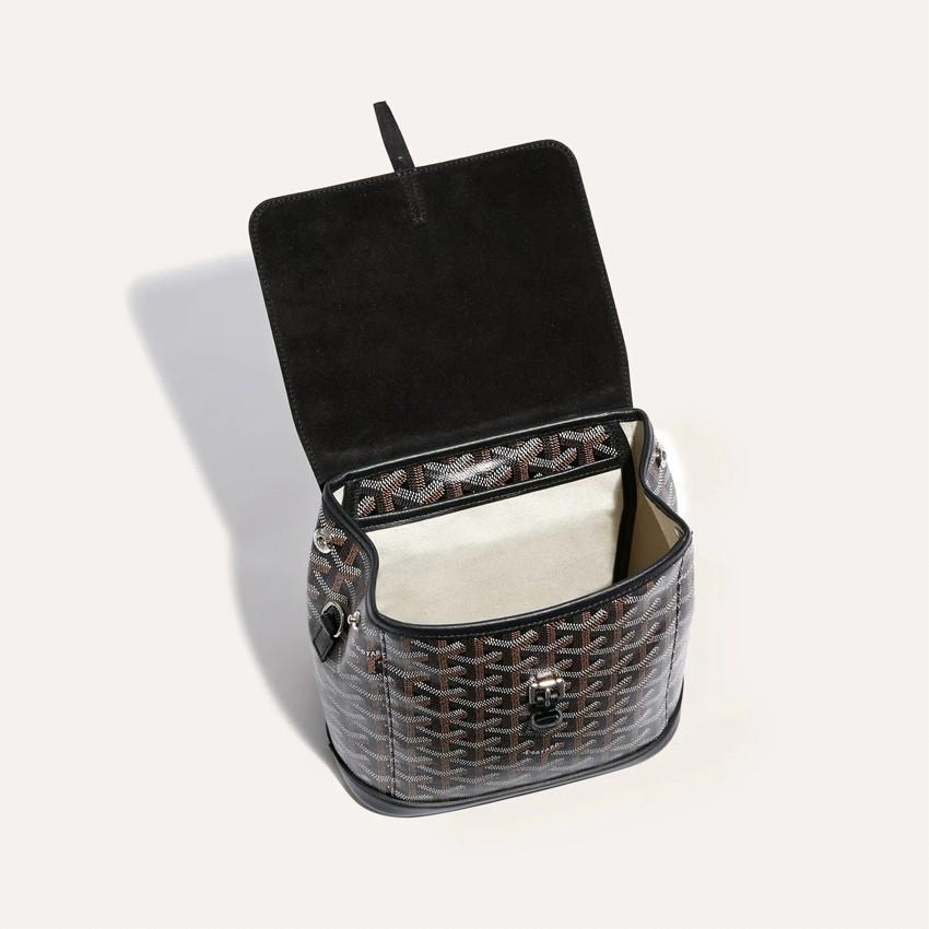 GOYARD Women’s Alpin Mini Backpack Black Leather ALPIN2 MINTY 01CL 01P