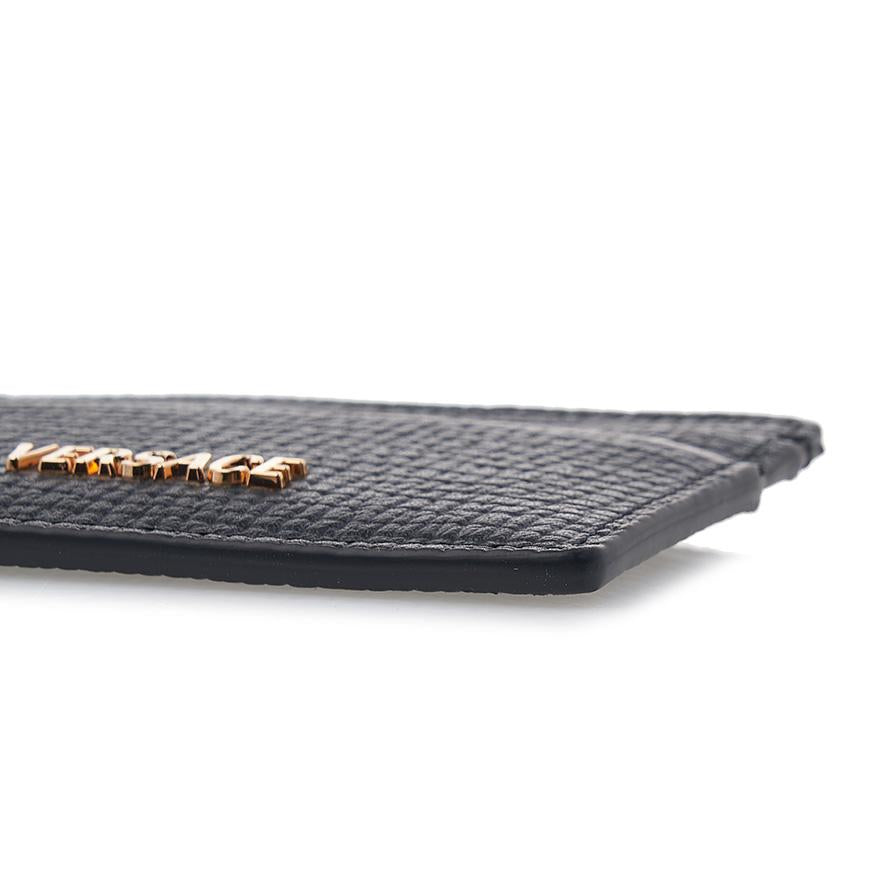 Versace Unisex Leather Mizza Card Holder Wallet DPN2467 1A13695 1B00V