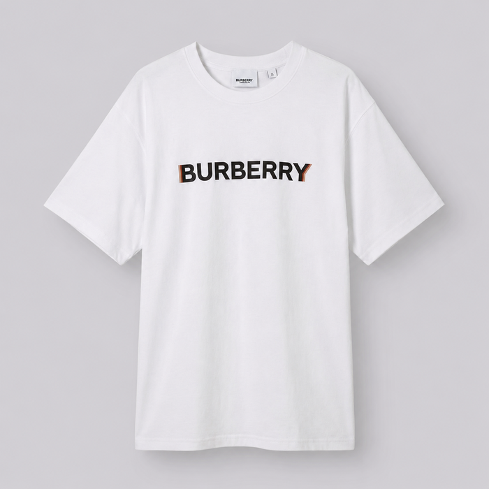 BURBERRY Logo Unisex White T-Shirt 80526511