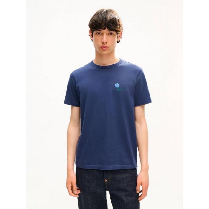 KENZO Men's Slim Fit Tulip Embroidered T-Shirt