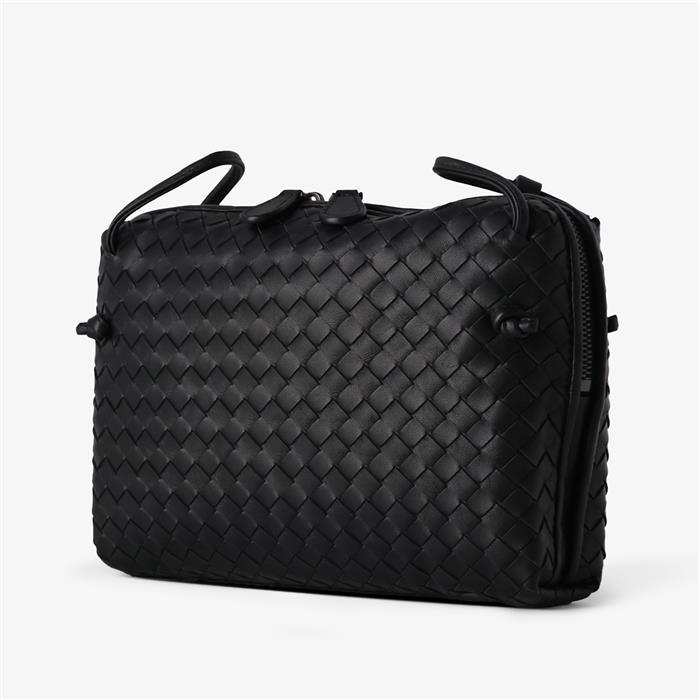 Bottega Veneta Intrecciato Nodi Mini Leather Crossbody Bag