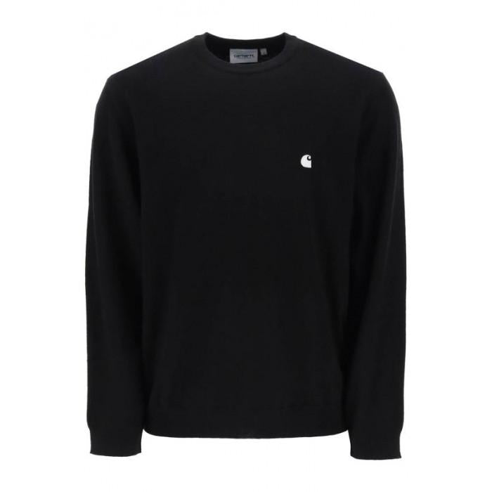 CARHARTT WIP Madison Sweater Round Neck Knit Men Beige