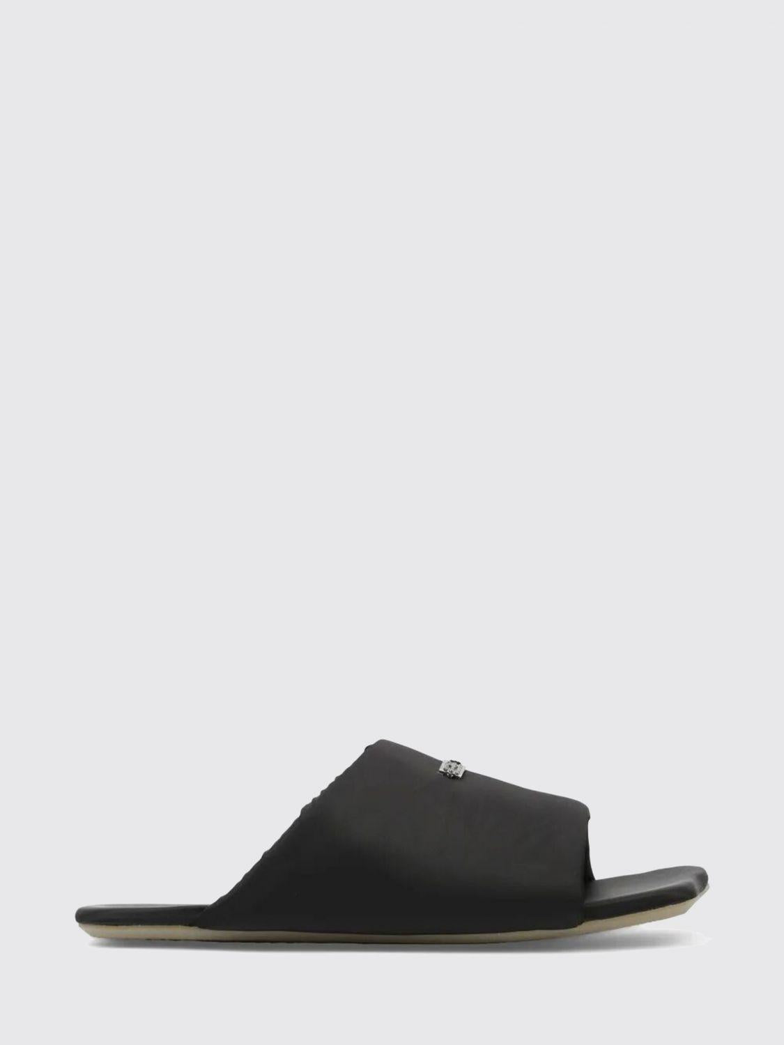 Maison Margiela Black Leather Strappy Sandals