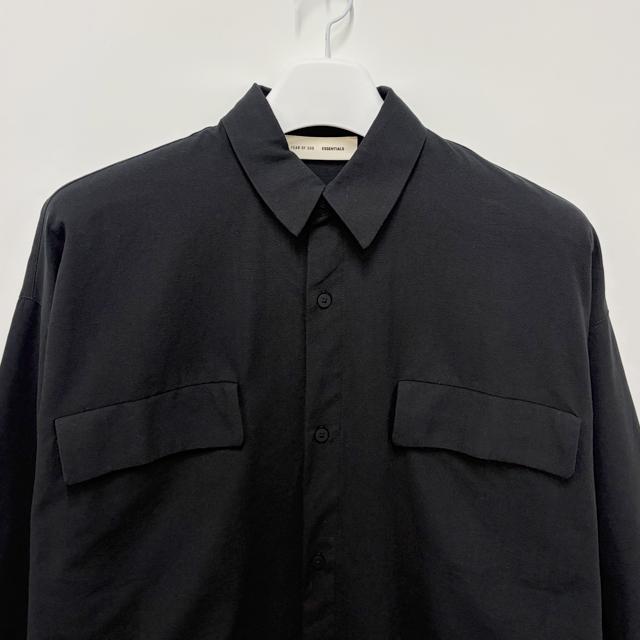 Fear of God Essentials Logo Chest Pocket Oxford Long Sleeve Shi 186 SP 254 420 F