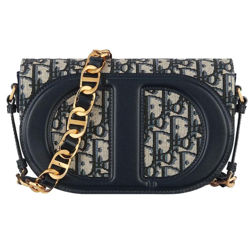 DIOR CD Signature Strap Crossbody Bag