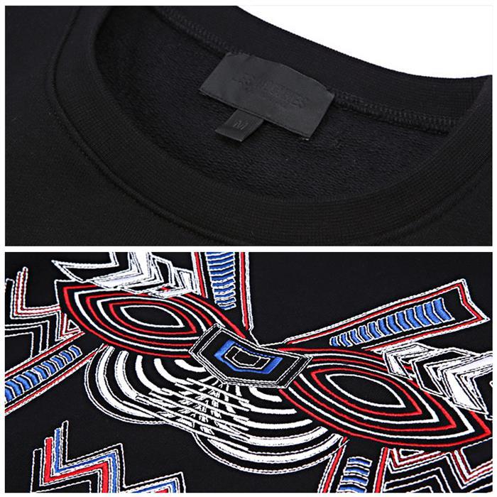 Les Hommes Holy Mask Graphic Sweatshirt Men’s Black Cotton