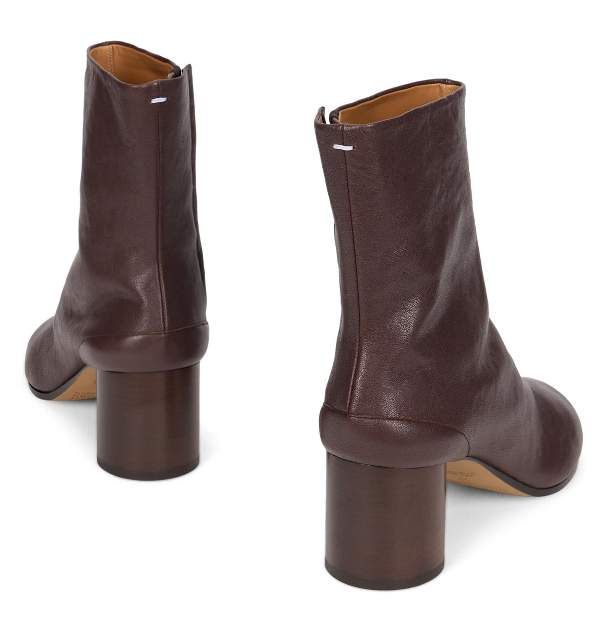 Maison Margiela Leather Ankle Boots Black Women’s Booties
