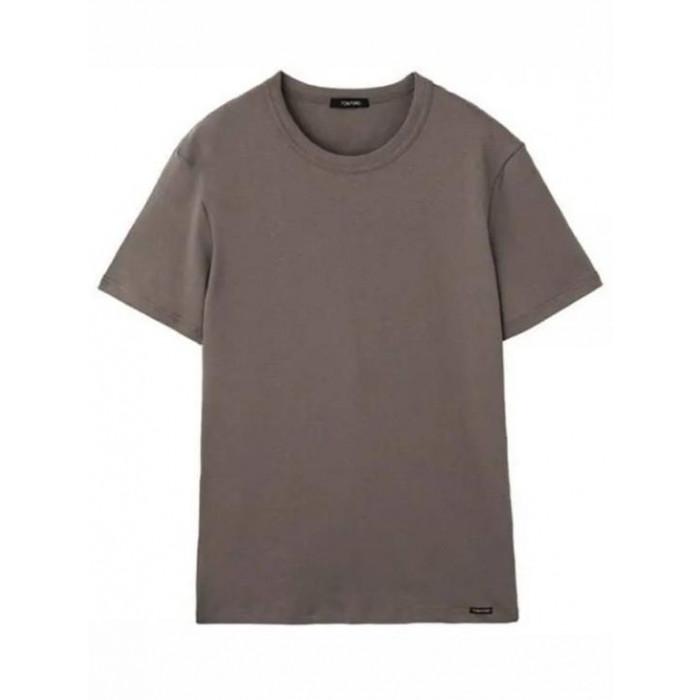 TOM FORD Crew Neck Short Sleeve T-Shirt Black Cotton