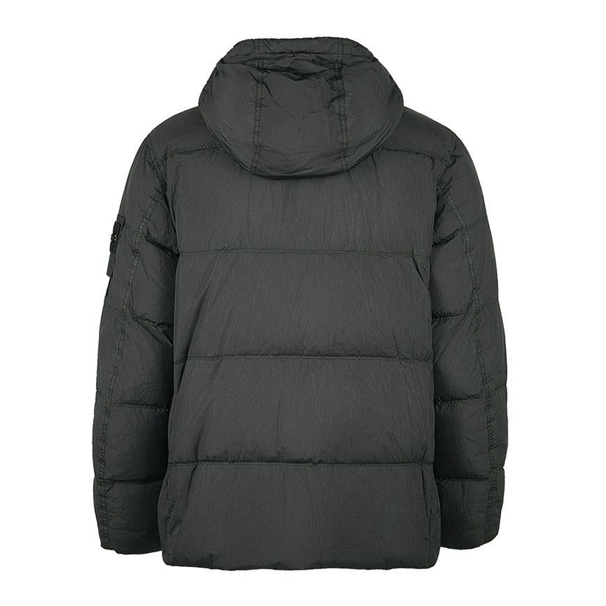 STONE ISLAND Crinkle Reps Hooded Down Jacket Men V0062