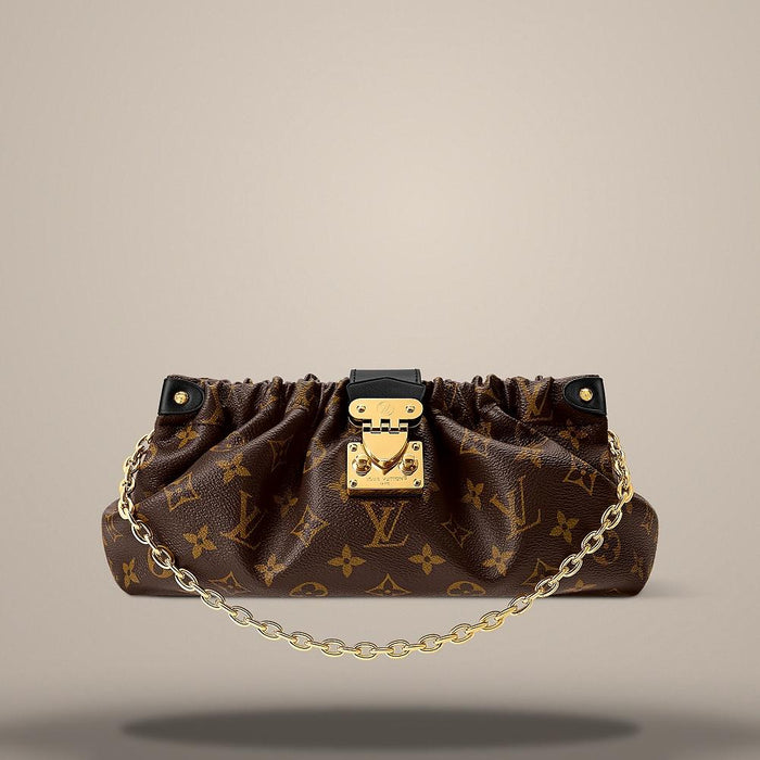 Louis Vuitton Monogram Coated Canvas Pochette Sling PM Shoulder Bag M27819