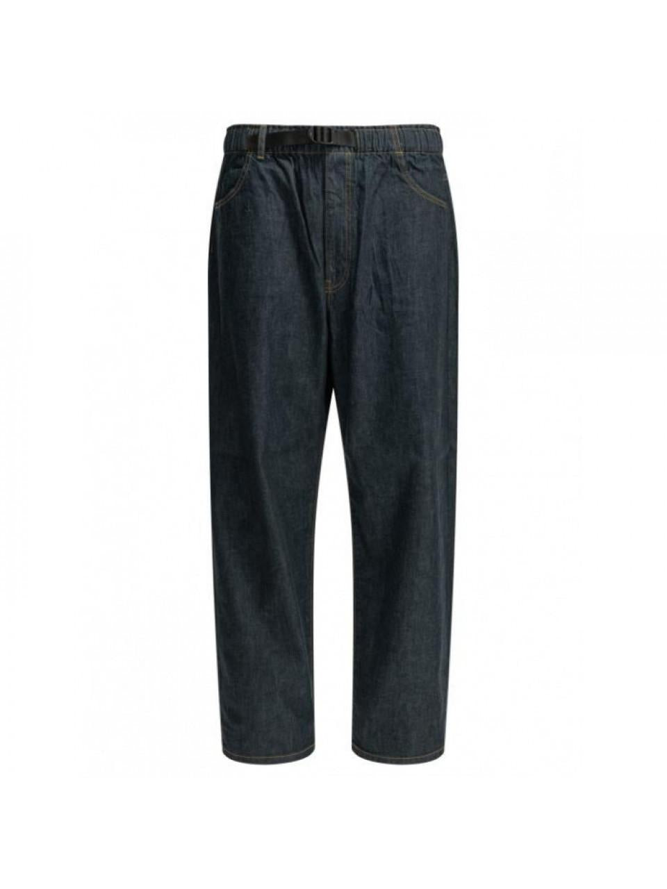 DANTON Indigo Color Denim Belted Easy Pants DTE0246 HNZ
