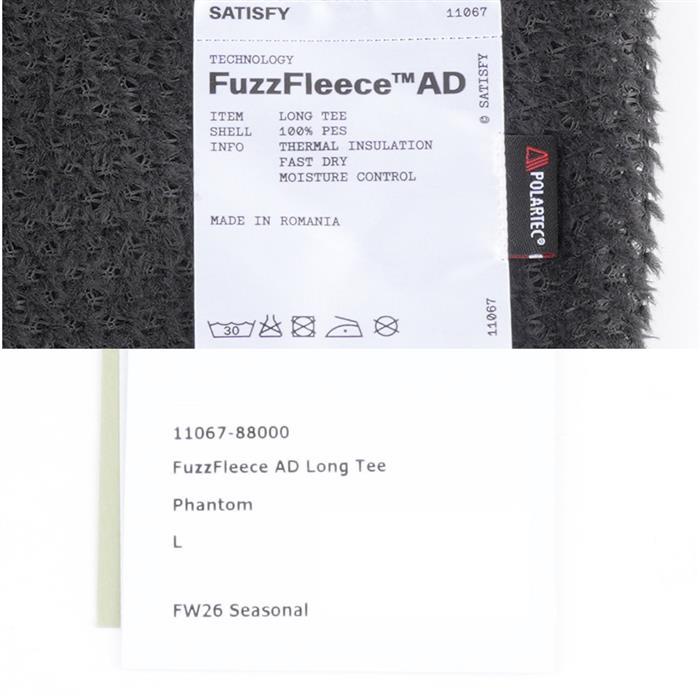 SATISFY Puzzle Fleece AD Long T-Shirt for Men