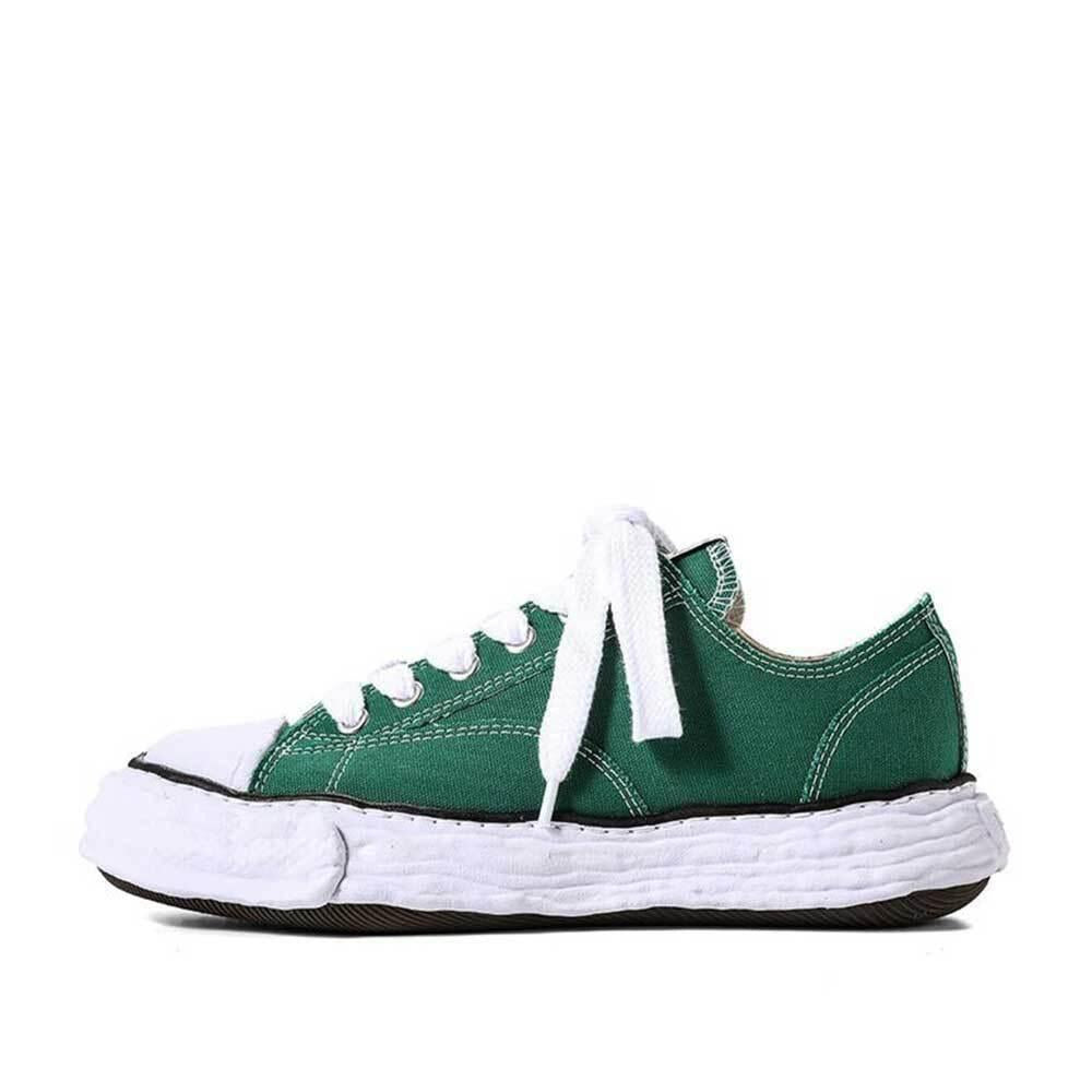 Maison Mihara Yasuhiro Canvas Low-Top Sneakers Green OG Sole