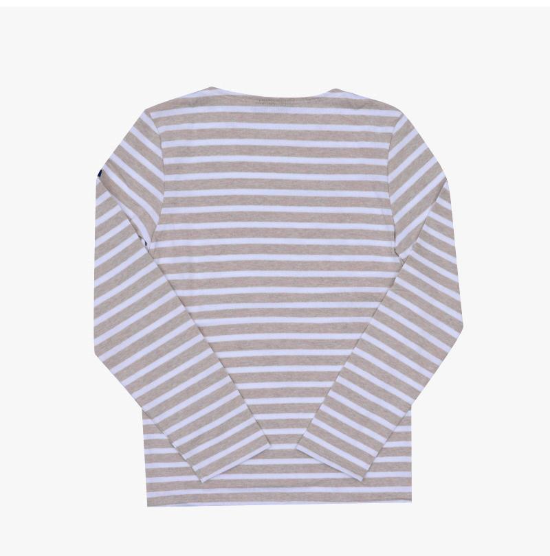 Saint James Unisex Meridien Long Sleeve T-Shirt 6870 NATUREL NEIGE