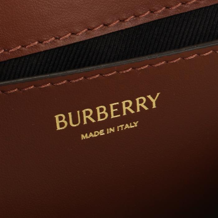 BURBERRY Note Shoulder Bag Women’s Leather Handbag
