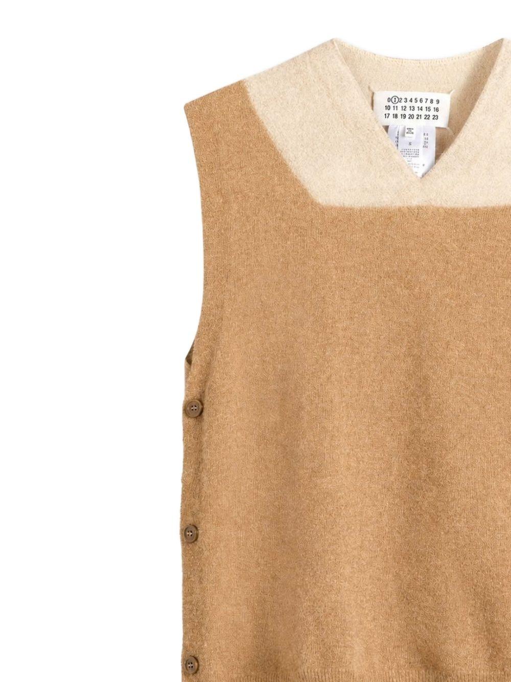 Maison Margiela Cape Sleeveless Shirt FW26 White