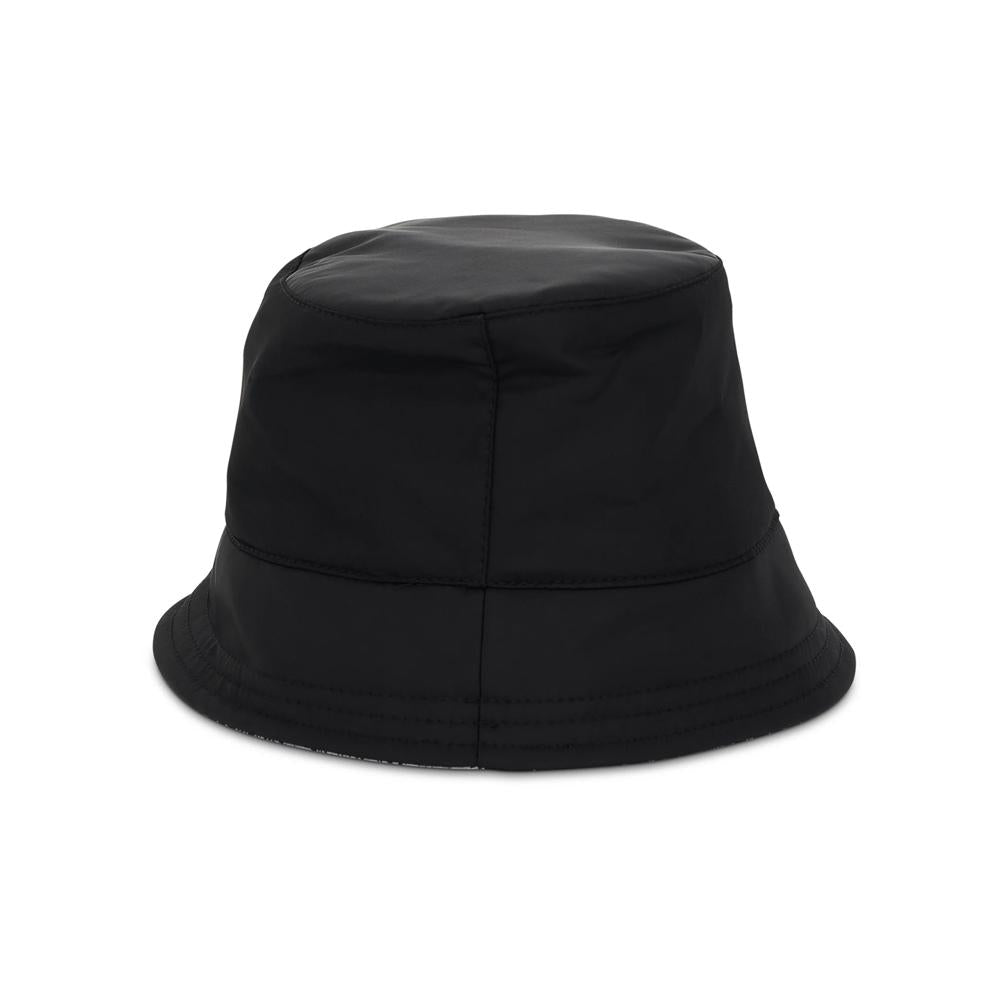 OFF WHITE Reversible Signature Logo Bucket Hat Black OWLB021F21FAB002 1001