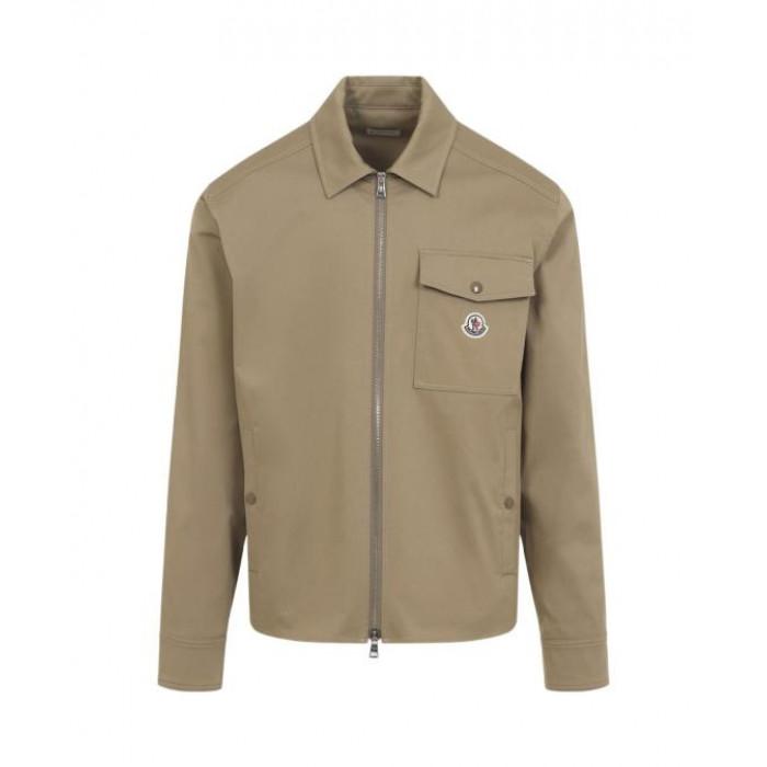 Moncler Men's Cotton-Blend Gabardine Shirt Jacket