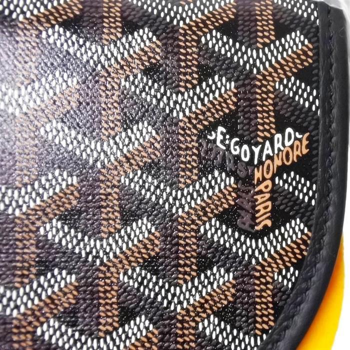 GOYARD Belvedere PM Crossbody Bag Black Leather BELVE3PMLTY01CG01P