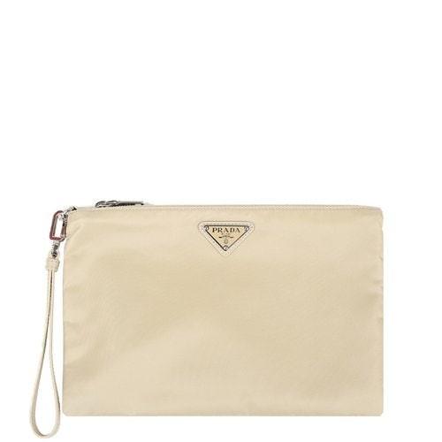 PRADA Re-Nylon Desert Clutch Bag Black