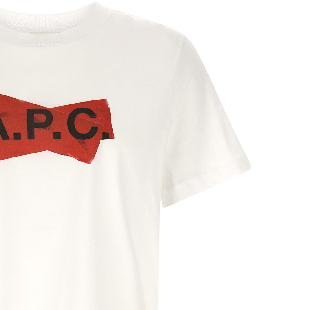 A.P.C. Scotch Logo T-Shirt White M26457 AAB