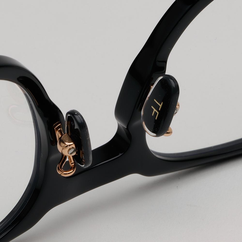 TOM FORD Blue Light Blocking Asian Fit Black Acetate Eyeglass Frame TF5922KB 001