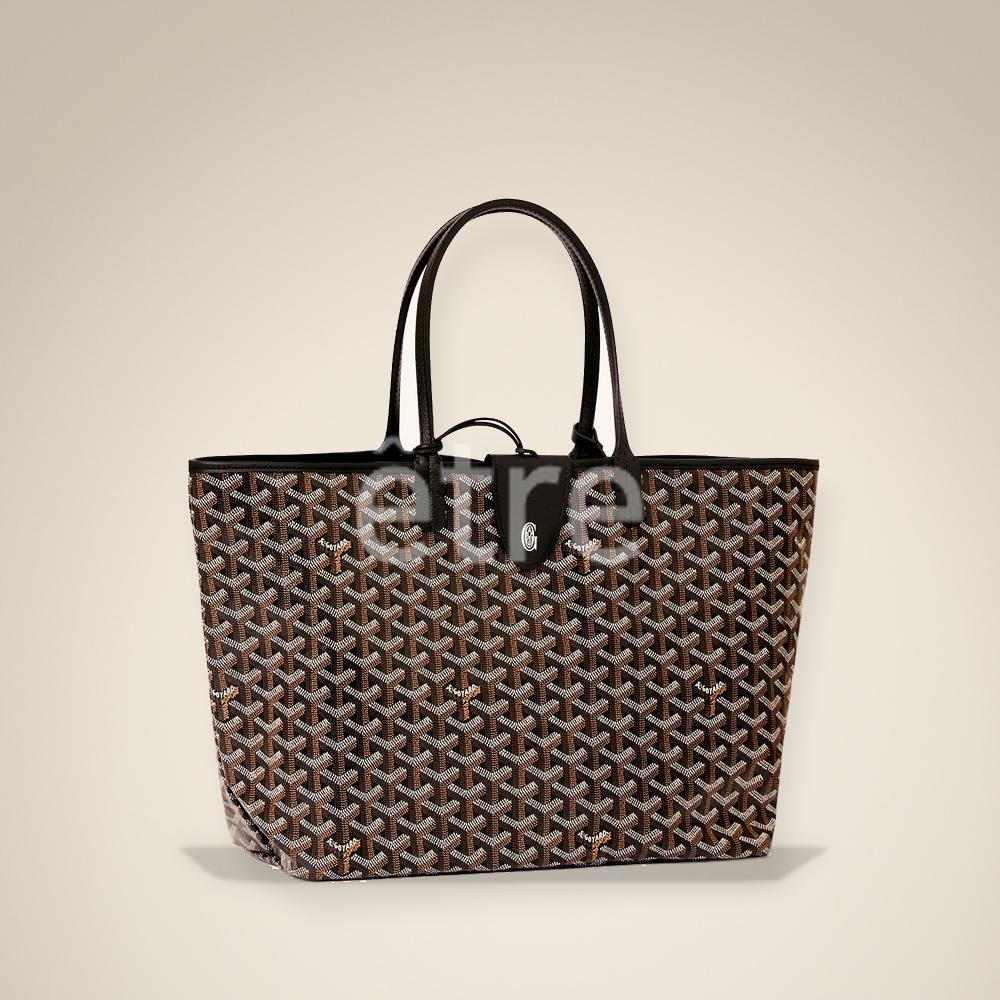 GOYARD Black Saint Louis PM Women's Tote Bag