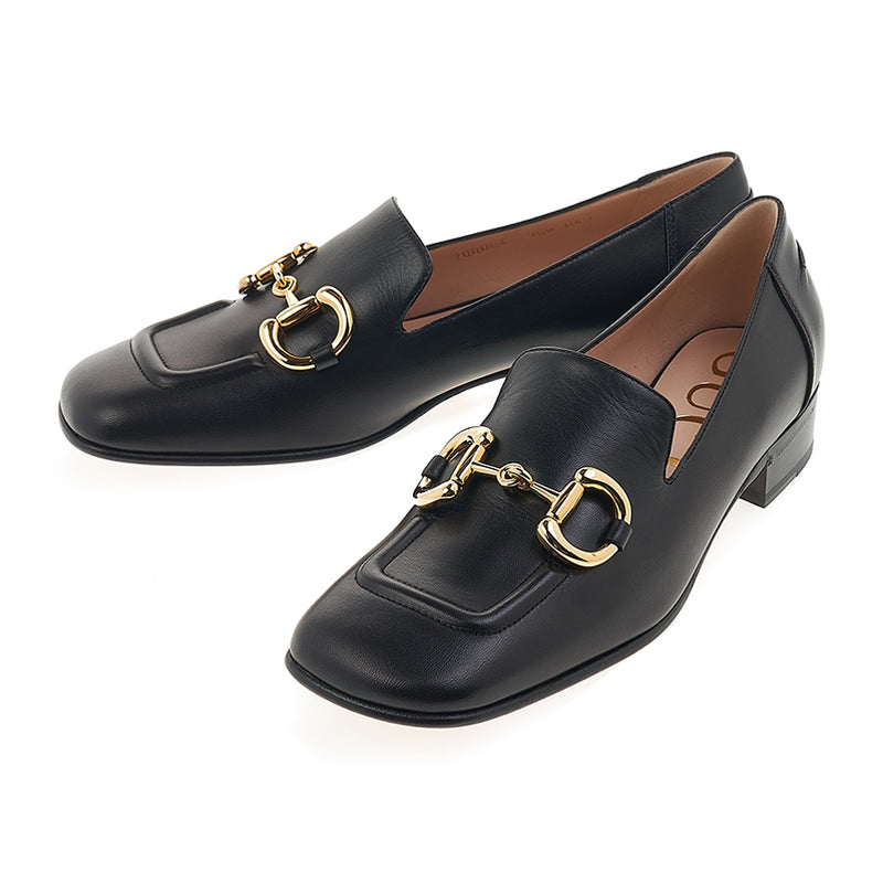 GUCCI Women's Horsebit Leather Loafers 700064 C9D00 1000