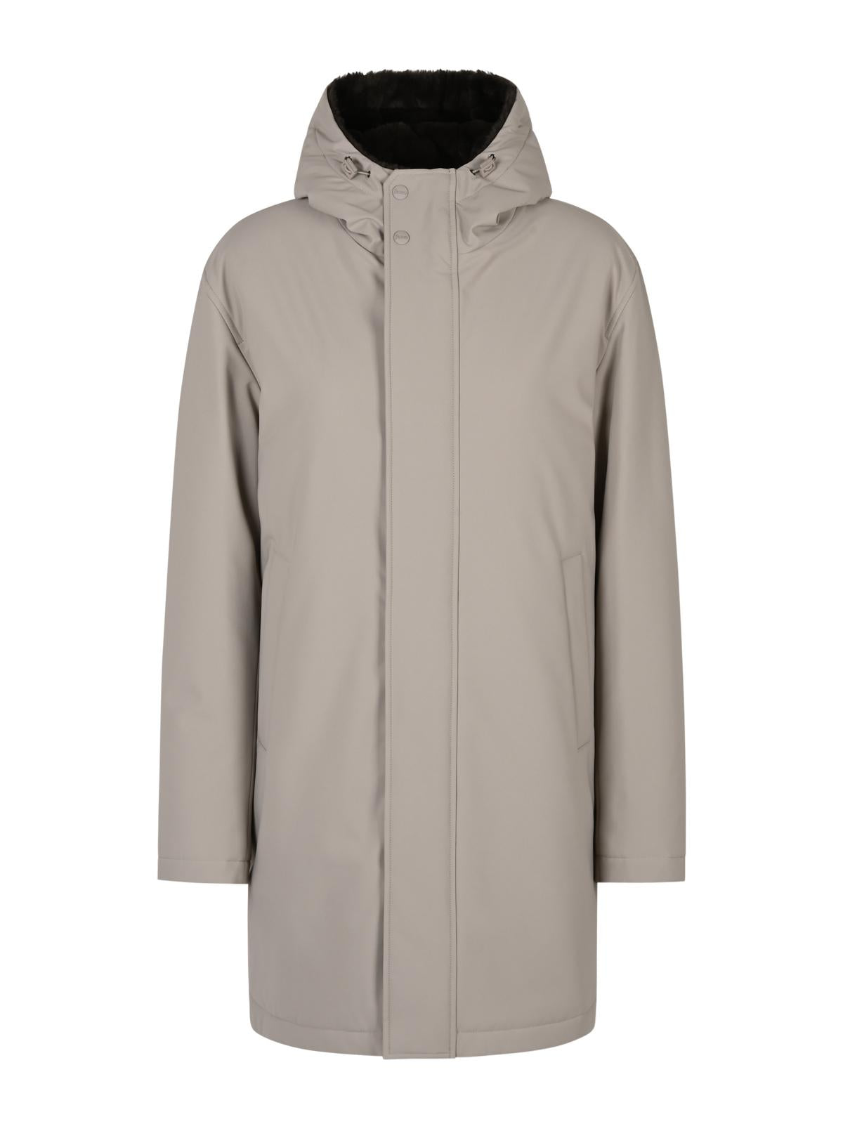 Herno Navy Down Puffer Jacket for Men