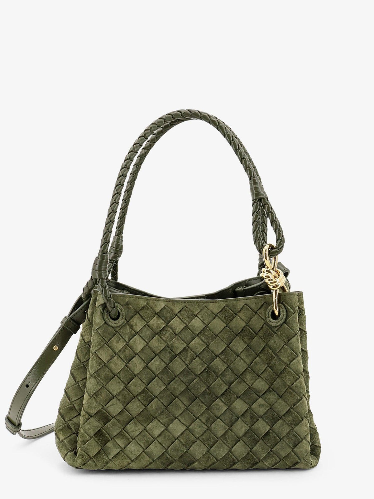 Bottega Veneta Black Leather Shoulder Bag