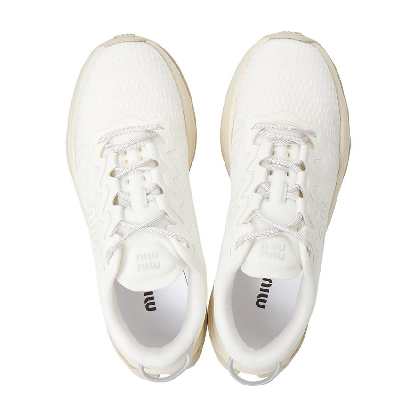 Miu Miu Women’s Low-Top Sneakers 5E480E 3LED F0009