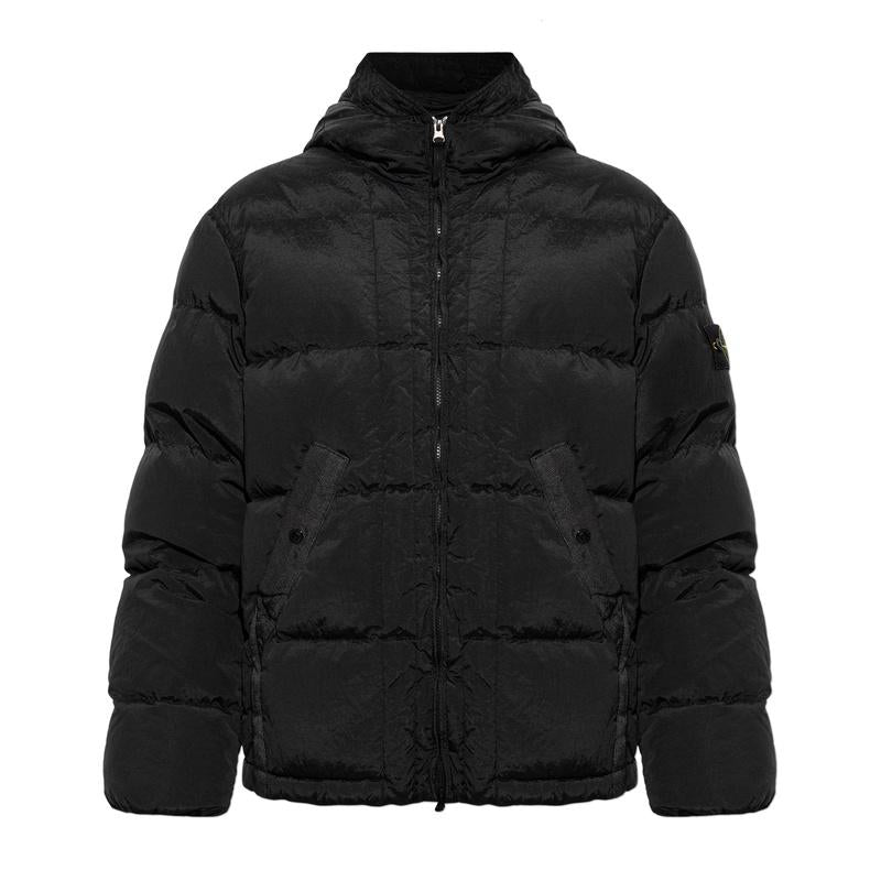 STONE ISLAND Nylon Metal Down Jacket Men Black